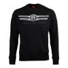 Męskie Street Autonomy Bluzy>Bluza bez kaptura Ebra black/silver 2021