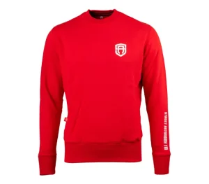 Męskie Street Autonomy Bluzy>Bluza bez kaptura Ethereal red/white 2021