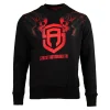 Męskie Street Autonomy Bluzy>Bluza bez kaptura Twoheads black/red 2021