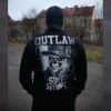 Męskie Street Autonomy Bluzy>BLUZA BEZ KAPTURA OUTLAW BLACK 2024