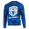 Męskie Street Autonomy Bluzy>BLUZA BEZ KAPTURA CAMUGLAGE DARK BLUE SUB 2020