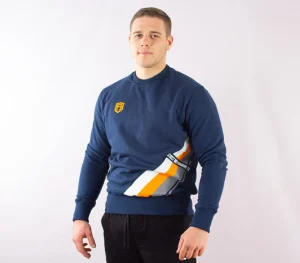 Męskie Street Autonomy Bluzy>Bluza bez kaptura Vens blue 2021