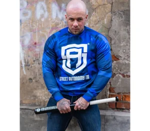 Męskie Street Autonomy Bluzy>BLUZA BEZ KAPTURA CAMUGLAGE DARK BLUE SUB 2020