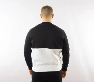Męskie Street Autonomy Bluzy>Bluza bez kaptura Fifty fifty black/gold 2021