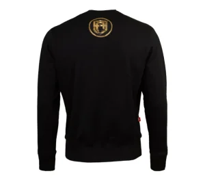 Męskie Street Autonomy Bluzy>Bluza bez kaptura Ebra black/gold 2021
