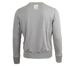 Męskie Street Autonomy Bluzy>Bluza bez kaptura TWOHEADS grey/white 2021