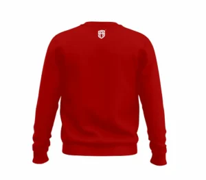 Męskie Street Autonomy Bluzy>Bluza bez kaptura Saling red/black 2022