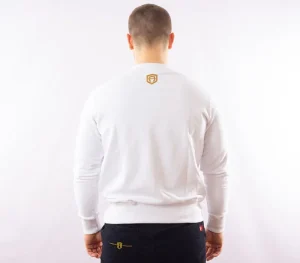 Męskie Street Autonomy Bluzy>Bluza bez kaptura Egypt white/gold 2021