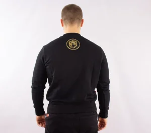 Męskie Street Autonomy Bluzy>Bluza bez kaptura Ebra black/gold 2021
