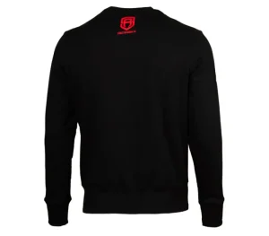 Męskie Street Autonomy Bluzy>Bluza bez kaptura Twoheads black/red 2021