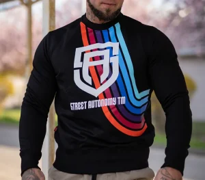 Męskie Street Autonomy Bluzy>Bluza bez kaptura Magic black 2021