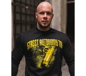 Męskie Street Autonomy Bluzy>Bluza bez kaptura M.A.F.I.A black/gold 2021