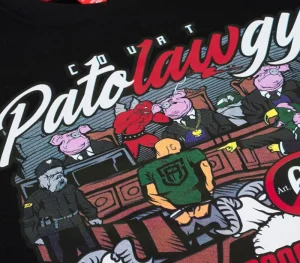 Męskie Street Autonomy Bluzy>Bluza bez kaptura PatoLAWgy black 2020