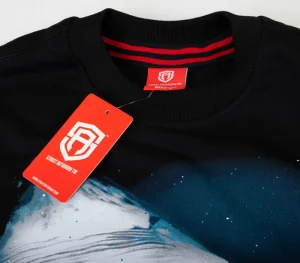 Męskie Street Autonomy Bluzy>Bluza bez kaptura Sharkins black 2021