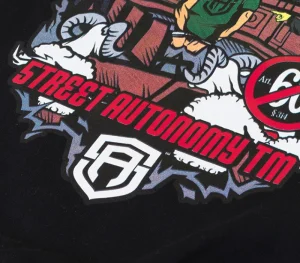 Męskie Street Autonomy Bluzy>Bluza bez kaptura PatoLAWgy black 2020