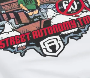 Męskie Street Autonomy Bluzy>Bluza bez kaptura PatoLAWgy white 2020