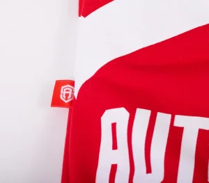 Męskie Street Autonomy Bluzy>Bluza bez kaptura Halfsa red/white 2021