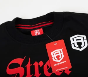 Męskie Street Autonomy Bluzy>Bluza bez kaptura Basket black 2021