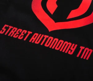 Męskie Street Autonomy Bluzy>Bluza bez kaptura Twoheads black/red 2021