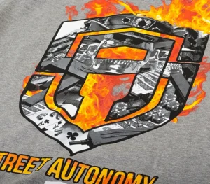 Męskie Street Autonomy Bluzy>BLUZA BEZ KAPTURA FUCK 3 GREY 2021