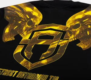 Męskie Street Autonomy Bluzy>Bluza bez kaptura Two Heads 2 black/gold 2022
