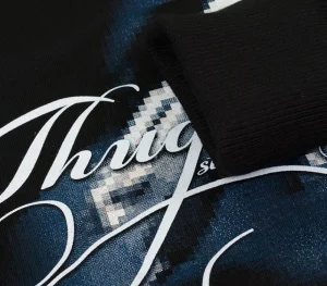 Męskie Street Autonomy Bluzy>Bluza bez kaptura Thug Life black 2020