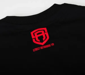 Męskie Street Autonomy Bluzy>Bluza bez kaptura Twoheads black/red 2021