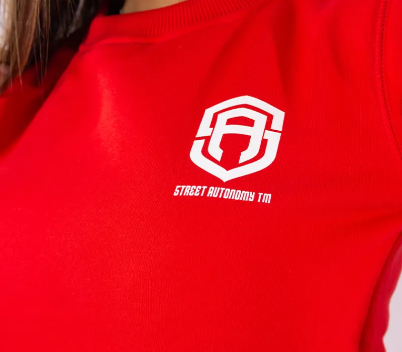 bluza_damska_bez_kaptura__2-8.webp Damskie Street Autonomy Bluzy>Bluza damska bez kaptura Classy Small Logz red/white 2021