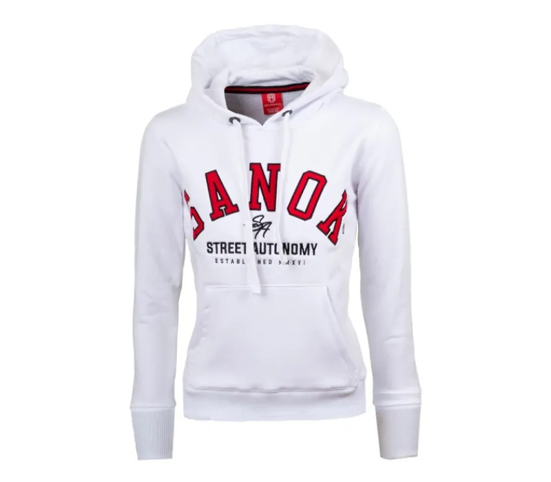 bluza_damska_z_kapturem_s_0-5.webp Damskie Street Autonomy Bluzy>Bluza damska z kapturem S.A.N.O.K Haft white/red 2021