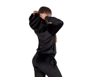 Damskie Street Autonomy Bluzy>BLUZA DAMSKA Z KAPTUREM WELT BLACK 2023