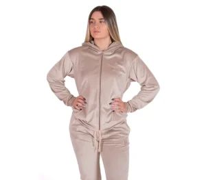 Damskie Street Autonomy Bluzy>BLUZA DAMSKA Z KAPTUREM WELT BEIGE 2023