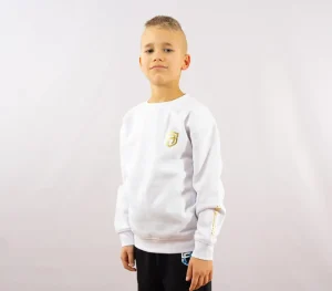 Dzieci Street Autonomy Bluzy>Bluza dziecięca bez kaptura Ethereal white/gold 2021