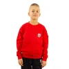 Dzieci Street Autonomy Bluzy>Bluza dziecięca bez kaptura Ethereal red/white 2021