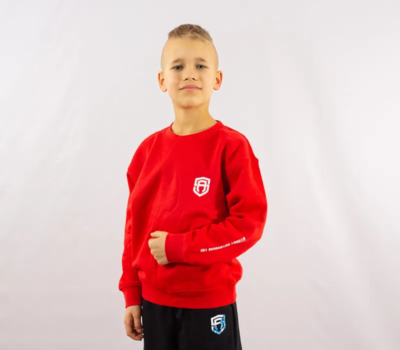 bluza_dziecica_bez_kaptur_3-1.webp Dzieci Street Autonomy Bluzy>Bluza dziecięca bez kaptura Ethereal red/white 2021