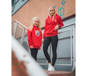 Dzieci Street Autonomy Bluzy>Bluza dziecięca bez kaptura Many Logo red 2021