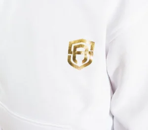 Dzieci Street Autonomy Bluzy>Bluza dziecięca z kapturem Ethereal white/gold 2021