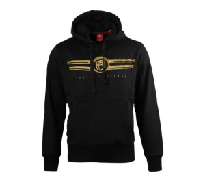 Męskie Street Autonomy Bluzy>Bluza z kapturem Ebra black/gold 2021