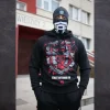 Męskie Street Autonomy Bluzy>BLUZA Z KAPTUREM FUCK BLACK 2024
