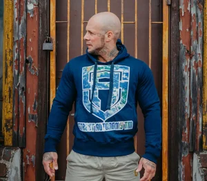 Męskie Street Autonomy Bluzy>Bluza z kapturem Earth blue 2021