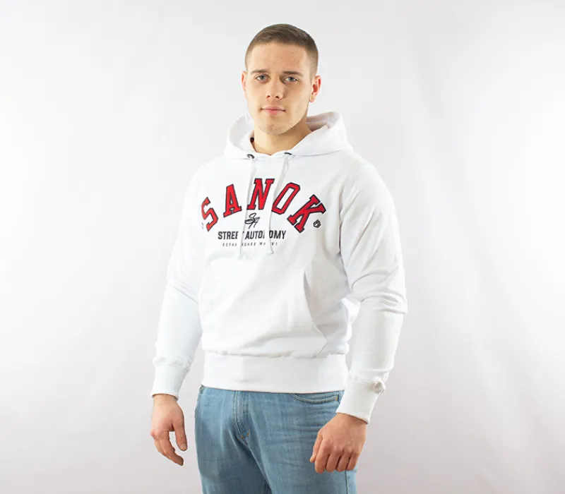 bluza_z_kapturem_street_a_1-75.webp Męskie Street Autonomy Bluzy>Bluza z kapturem S.A.N.O.K Haft white/red 2021