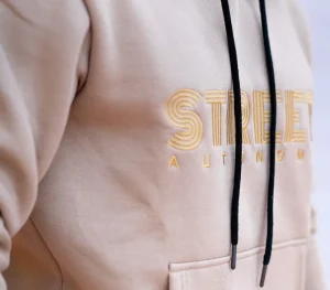 Męskie Street Autonomy Bluzy>BLUZA Z KAPTUREM MAZE BEIGE 2023