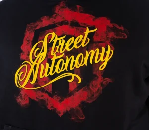 Męskie Street Autonomy Bluzy>Bluza z kapturem Flame Logo black 2021