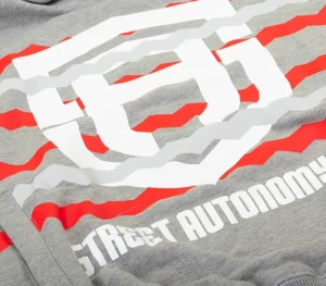Męskie Street Autonomy Bluzy>Bluza z kapturem Danger grey 2021