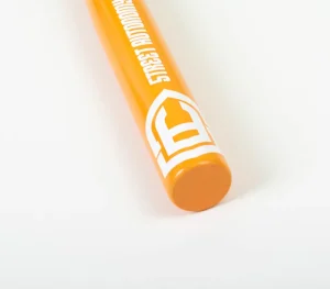 Street Autonomy Kije Bejsbolowe>KIJ BEJSBOLOWY DREWNIANY TM WRITE ORANGE/WHITE - II Gatunek!!