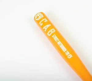 Street Autonomy Kije Bejsbolowe>KIJ BEJSBOLOWY DREWNIANY TM ACAB ORANGE/WHITE - II Gatunek!!
