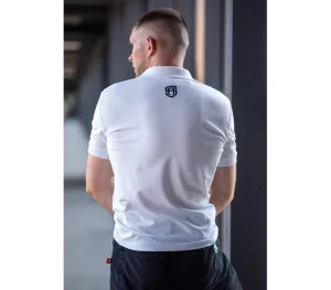 Męskie Street Autonomy Koszulki Polo>KOSZULKA POLO PITT WHITE/BLACK 2023