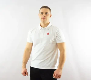 Męskie Street Autonomy Koszulki Polo>Koszulka Polo Single haft white/red 2021