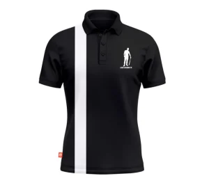 Męskie Street Autonomy Koszulki Polo>KOSZULKA POLO PITT BLACK/WHITE 2023