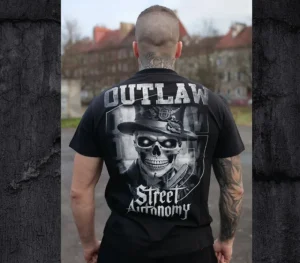 Męskie Street Autonomy Koszulki>KOSZULKA OUTLAW BLACK 2024