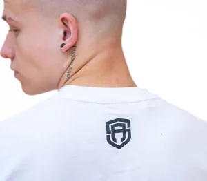 Męskie Street Autonomy Bluzy>LONGSLEEVE SMALL LOGO WRITE WHITE 2023